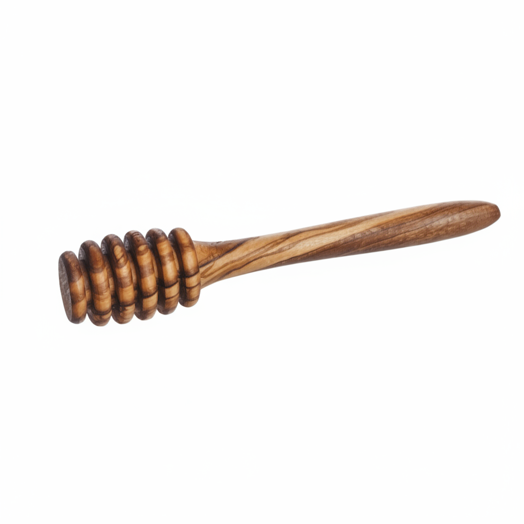 Olive Wood Honey Dipper 1:1
